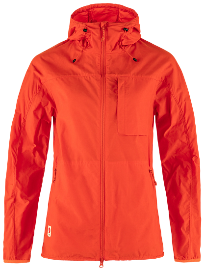 Куртка женская Fjallraven High Coast Wind Flame Orange - Фото 1 большая