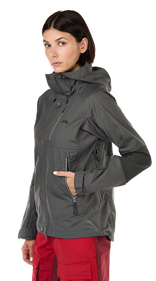 Куртка женская Lundhags Makke Granite/Charcoal - Фото 2 большая