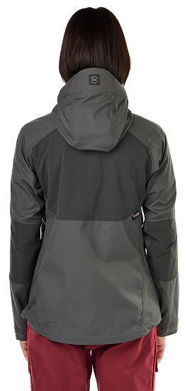 Куртка женская Lundhags Makke Granite/Charcoal - Фото 3 большая