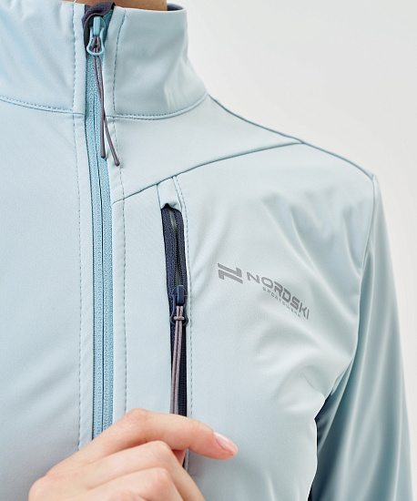 Куртка женская Nordski Pro Tour Aqua/Deep - Фото 4 большая