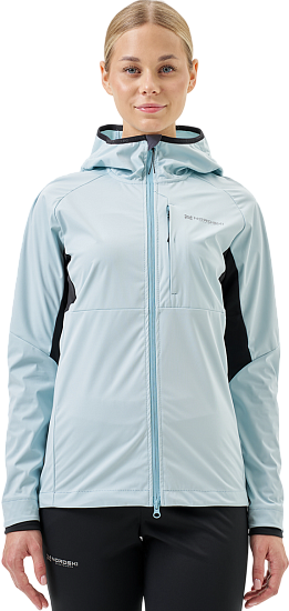 Куртка женская Nordski Pro Tour Hood Aqua/Black - Фото 1 большая