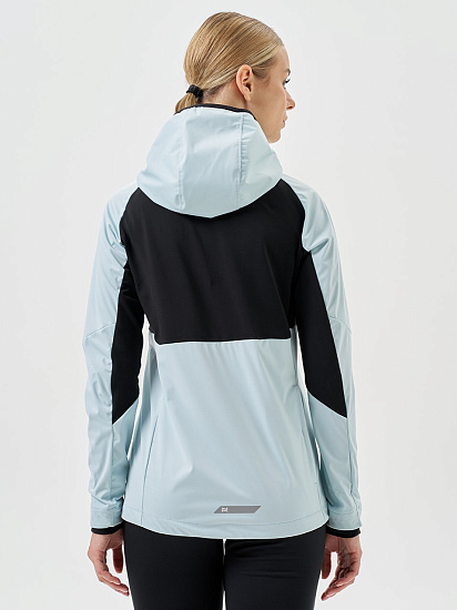 Куртка женская Nordski Pro Tour Hood Aqua/Black - Фото 4 большая