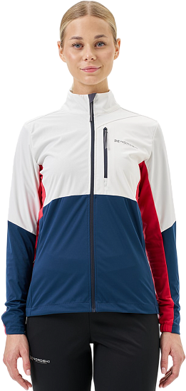 Куртка женская Nordski Pro Tour White/Deep/Red - Фото 3 большая