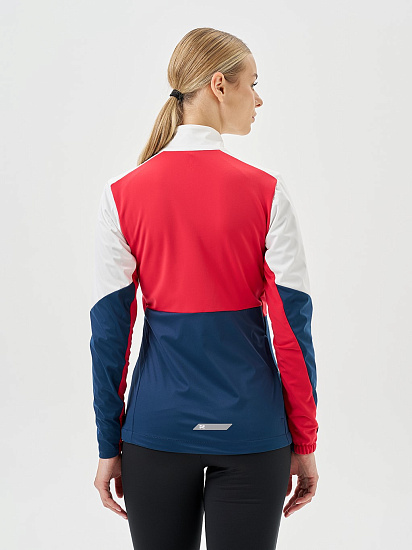 Куртка женская Nordski Pro Tour White/Deep/Red - Фото 3 большая