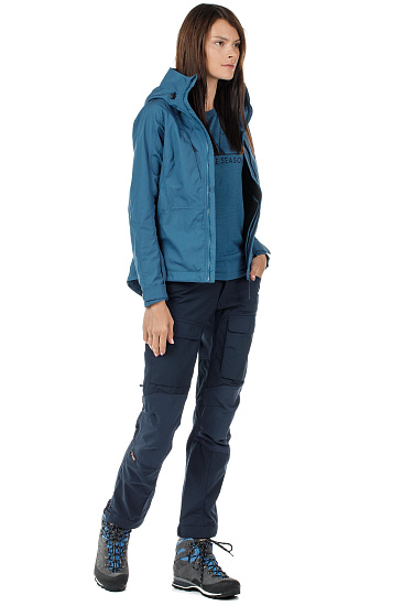 Куртка женская Lundhags Habe Лазурь - Фото 3 большая