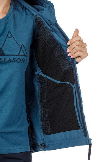 Куртка женская Lundhags Habe Лазурь - Фото 8 большая