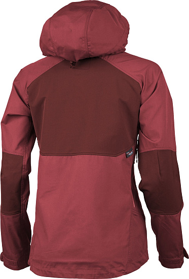 Куртка женская Lundhags Makke Гранат/Темн.-красный - Фото 2 большая