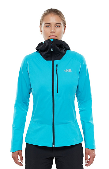 Куртка женская The North Face Summit L4 Windstopper Hybrid hooded Bluebird/T - Фото 3 большая