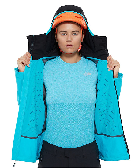 Куртка женская The North Face Summit L4 Windstopper Hybrid hooded Bluebird/T - Фото 8 большая