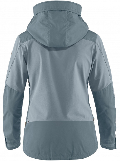 Куртка женская Fjallraven Keb Clay Blue-Mineral Blue - Фото 2 большая