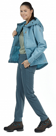 Куртка женская Fjallraven Keb Clay Blue-Mineral Blue - Фото 3 большая