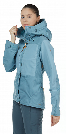 Куртка женская Fjallraven Keb Clay Blue-Mineral Blue - Фото 5 большая