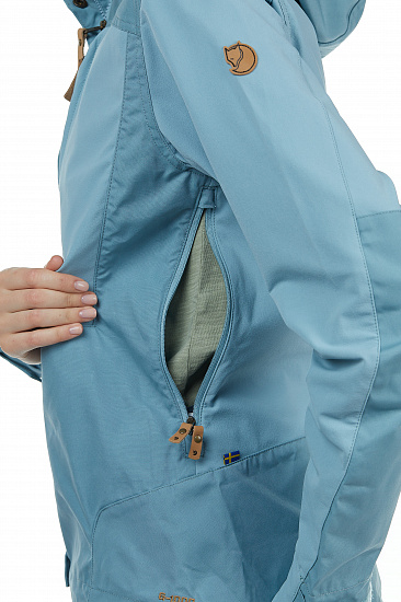 Куртка женская Fjallraven Keb Clay Blue-Mineral Blue - Фото 8 большая