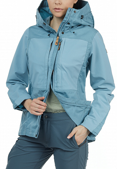 Куртка женская Fjallraven Keb Clay Blue-Mineral Blue - Фото 9 большая