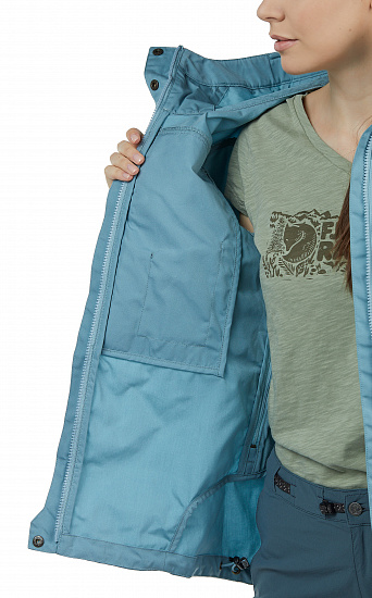 Куртка женская Fjallraven Keb Clay Blue-Mineral Blue - Фото 10 большая
