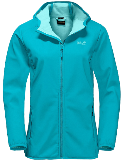 Куртка женская Jack Wolfskin Northern Point Dark Aqua - Фото 1 большая