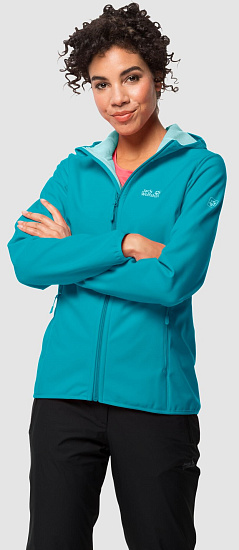 Куртка женская Jack Wolfskin Northern Point Dark Aqua - Фото 2 большая