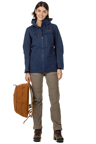 Куртка женская Norrona Svalbard Cotton Indigo Night - Фото 3 большая