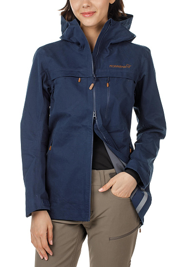 Куртка женская Norrona Svalbard Cotton Indigo Night - Фото 7 большая