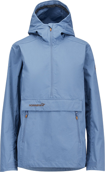 Куртка женская Norrona Svalbard Cotton Anorak Coronet Blue - Фото 1 большая