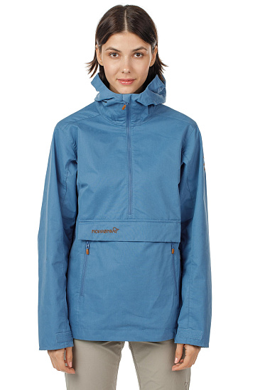 Куртка женская Norrona Svalbard Cotton Anorak Coronet Blue - Фото 6 большая