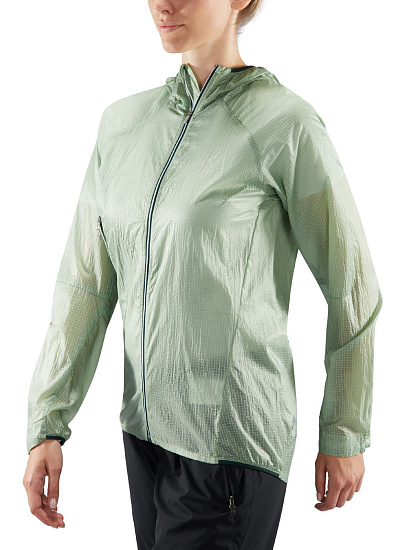 Куртка женская Haglofs L.I.M Shield Comp Hood Blossom Green - Фото 3 большая