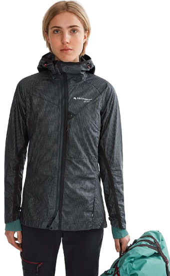 Куртка женская Klattermusen Ansur Wind Parka Raven Copper - Фото 6 большая