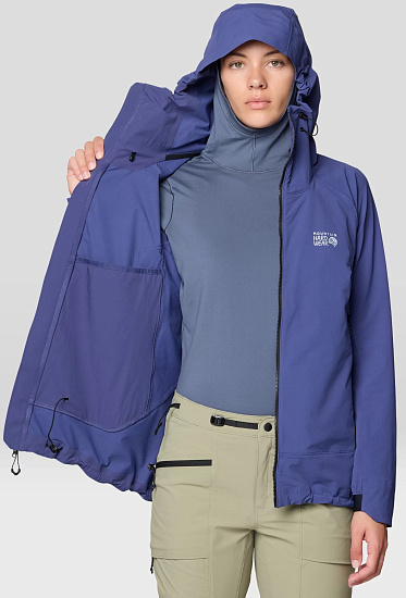 Куртка женская Mountain Hardwear Chockstone Темно-Синий - Фото 7 большая