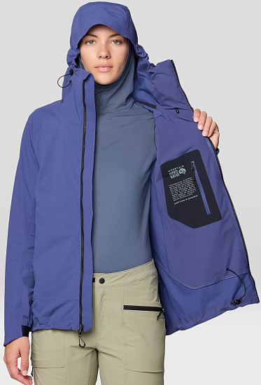 Куртка женская Mountain Hardwear Chockstone Темно-Синий - Фото 8 большая
