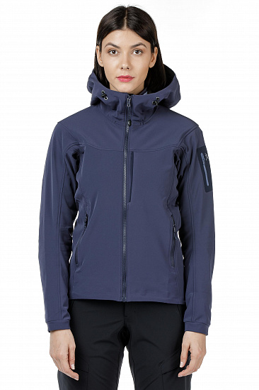 Куртка женская Arcteryx Gamma MX Hoody Black Sapphire II темно-синий - Фото 3 большая