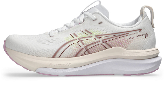 Кроссовки женские ASICS Gel-Kayano 33 White/Hazy Lilac - Фото 5 большая