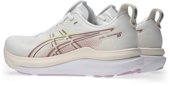 Кроссовки женские ASICS Gel-Kayano 33 White/Hazy Lilac - Фото 3 большая