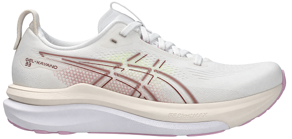 Кроссовки женские ASICS Gel-Kayano 33 White/Hazy Lilac - Фото 1 большая