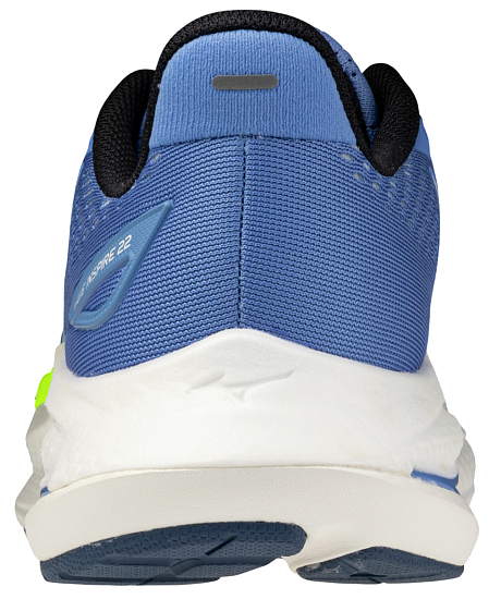 Кроссовки женские Mizuno Wave Inspire 22 Ultramarine/White/Lightning Ye - Фото 6 большая