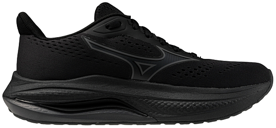 Кроссовки женские Mizuno Wave Inspire 22 Black/Black Sand/Black - Фото 4 большая