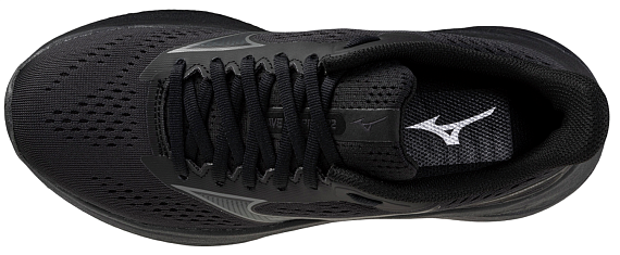 Кроссовки женские Mizuno Wave Inspire 22 Black/Black Sand/Black - Фото 5 большая