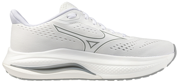 Кроссовки женские Mizuno Wave Inspire 22 White/White/Harbor Mist - Фото 3 большая