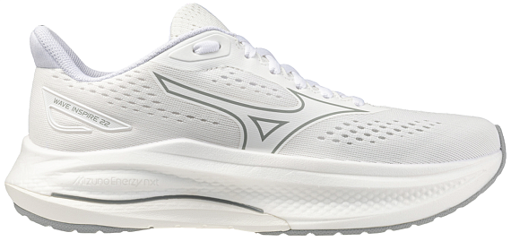 Кроссовки женские Mizuno Wave Inspire 22 White/White/Harbor Mist - Фото 1 большая