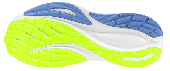 Кроссовки женские Mizuno Neo Zen 2 White/Ultramarine/Lightning Ye - Фото 2 большая