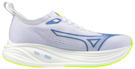 Кроссовки женские Mizuno Neo Zen 2 White/Ultramarine/Lightning Ye - Фото 3 большая