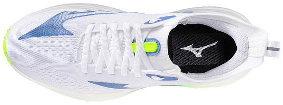 Кроссовки женские Mizuno Neo Zen 2 White/Ultramarine/Lightning Ye - Фото 4 большая