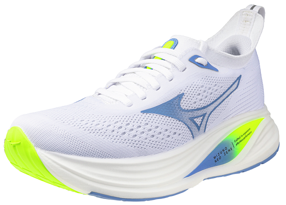 Кроссовки женские Mizuno Neo Zen 2 White/Ultramarine/Lightning Ye - Фото 5 большая