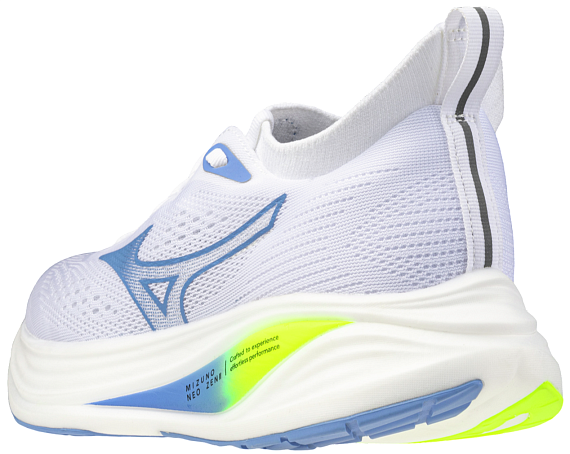 Кроссовки женские Mizuno Neo Zen 2 White/Ultramarine/Lightning Ye - Фото 6 большая
