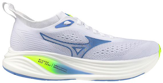 Кроссовки женские Mizuno Neo Zen 2 White/Ultramarine/Lightning Ye - Фото 1 большая