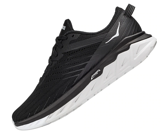 Кроссовки женские Hoka Arahi 4 Black/White - Фото 4 большая