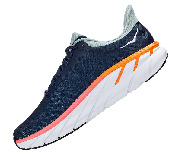 Кроссовки женские Hoka Clifton 7 Black Iris/Blue Haze - Фото 6 большая