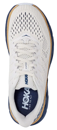Кроссовки женские Hoka Clifton 7 Tofu/Vintage Indigo - Фото 3 большая