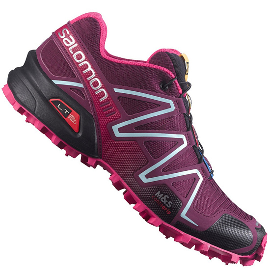 Кроссовки женские Salomon SPEEDCROSS 3 BORD/PK/LOTUS P - Фото 6 большая