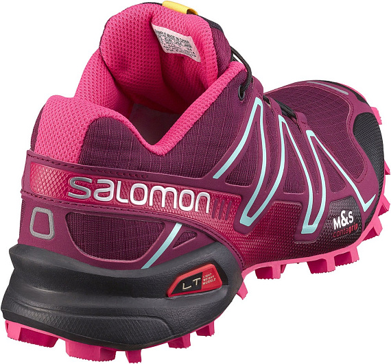 Кроссовки женские Salomon SPEEDCROSS 3 BORD/PK/LOTUS P - Фото 7 большая