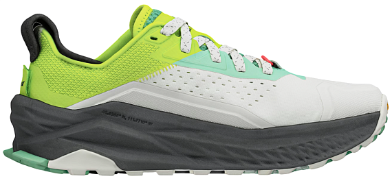 Кроссовки женские Altra Olympus 6 Gray/Lime - Фото 2 большая